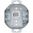 4" x 1-1/2" Deep Octagon Box w/ 1/2" Knockouts, NM C-5 Cable Clamps & Adjustable Ears