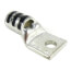 One Hole Standard Barrel Copper Lug, Wire Size 2/0 AWG, 5/16" Bolt (Black)