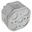 4" x 2-1/8" Deep Octagon Box w/ 1/2" Knockouts