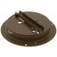 6" Steel Round Duct Ring w/ Butterfly Damper (Brown)