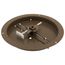 8" Steel Round Duct Ring w/ Butterfly Damper (Brown)