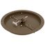 10" Steel Round Duct Ring w/ Butterfly Damper (Brown)