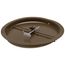 12" Steel Round Duct Ring w/ Butterfly Damper (Brown)