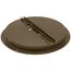 12" Steel Round Duct Ring w/ Butterfly Damper (Brown)