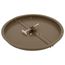 14" Steel Round Duct Ring w/ Butterfly Damper (Brown)
