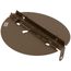 7" Butterfly Damper (Brown)