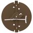 7" Butterfly Damper (Brown)