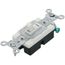 Single Pole Commercial Toggle Switch, 15A, Side Wired - White (120/277V)