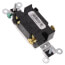 4-Way, Side Wired, Framed Toggle Switch, 15A - White (120/277V)