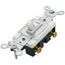 Single Pole Commercial Toggle Switch, 20A, Side Wired - White (120/277V)