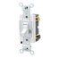 3-Way Commercial Toggle Switch, 20A, Side Wired - White (120/277V)