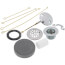 550 Quick Adjust 24" Tubular Plastic Bath Waste Trip Lever Kit (Chrome Plated)