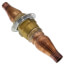 Series 5500-10-12 5/8" ODF x 3/4" Male/Female Self-Sealing Brass Coupling