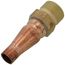3/8" ODF Inlet, 3/8" Outlet, 5502-06B-06 Series Male Resealable Quick Connect Coupling