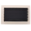 10" x 6" (Wall Opening Size) White Two-Way Plastic Sidewall/Ceiling Register (RZ682 Series)