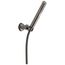 Grail Premium Single-Setting Adjustable Wall Mount Hand Shower, 1.75 GPM (Black Stainless), 55085-KS