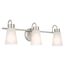 Erma 3 Bulb Vanity Light (Brushed Nickel)