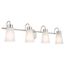 Erma 4 Bulb Vanity Light (Brushed Nickel)