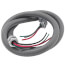 3/4" x 6' 8/2 Gray Ultra-Whip Liquidtight Flexible Non-Metallic PVC Conduit Cable Whip