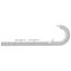 1-1/2" Schedule 40 HangsTuff J-Hook Tube Hanger