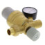 1/2" Sweat Inlet x 1/2" FNPT Outlet AutoFill Filling Valve w/ Pressure Gauge