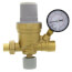 1/2" Sweat Inlet x 1/2" FNPT Outlet AutoFill Filling Valve w/ Pressure Gauge