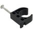 PickUp Tube Talon w/ Nail for 1/2" Copper, PEX and CPVC Tubing, Black (Box of 100)