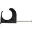 PickUp Tube Talon w/ Nail for 1" Copper, PEX and CPVC Tubing, Black (Box of 50)