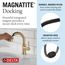 Trinsic 1 Handle Pull Down Bathroom Faucet (Champagne Bronze), 559HAR-CZPD-DST