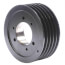5 Groove Cast Iron Q-D Sheave, 5V Belt, 9.25" OD