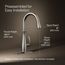 Bellera 1-Handle Pull Down Kitchen Faucet (Stainless Steel), K-560-VS