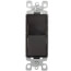 Single-Pole AC Quiet Decora Rocker Switch - Brown (120V)