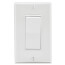 Decora Antimicrobial Rocker Switch, Single-Pole - White (15 Amp, 120/277V)