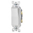Decora Antimicrobial Rocker Switch, Single-Pole - White (15 Amp, 120/277V)