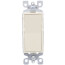 Decora Rocker Switch, Single-Pole - Light Almond (15 Amp, 120/277)