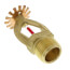 Quick Response Brass Pendent Sprinkler Head- 155°F (1/2" Thread)