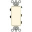 Double-Pole Decora Residential Switch, 15A - Light Almond (120/277V)