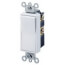 Double-Pole Decora Residential Switch, 15A - White (120/277V)