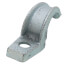 1/2" One Hole Zinc Plated Malleable Iron Rigid Strap