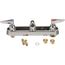 Workboard Faucet, Wall Mount, 8" Centers, Lever Handles, Less Nozzle, B-1125-LN