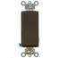 Single-Pole Decora Plus Rocker Switch, Commercial Grade - Brown (120/277V)
