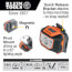 LED Headlamp with Silicone Hard Hat Strap