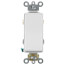 4-Way Decora Plus Rocker Switch, Commercial Grade, 20A - White (120/277V)