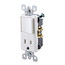 Single-Pole Decora Combination Switch & Receptacle - White (120V)