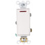 Single-Pole Decora Plus Rocker Pilot Light, Illuminated On, Commercial Grade, 20A - White (120V)