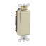 3-Way Decora Plus Illuminated Light Switch, Commercial Grade, 20A - Ivory (120V)
