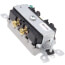 Single-Pole Decora Combination Double Rocker Light Switch - Gray (120/277V)