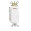 3-Way Decora Plus Rocker Pilot Light, Illuminated On, Commercial Grade, 20A - White (120V)
