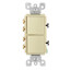 3-Way Decora Combination Switch, 20A - Ivory (120/277V)
