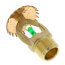 Brass Upright Sprinkler Head 200°F (1/2" Thread)